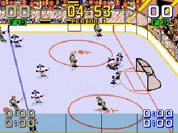 Mario Lemieux Hockey (USA, Europe) screen shot game playing